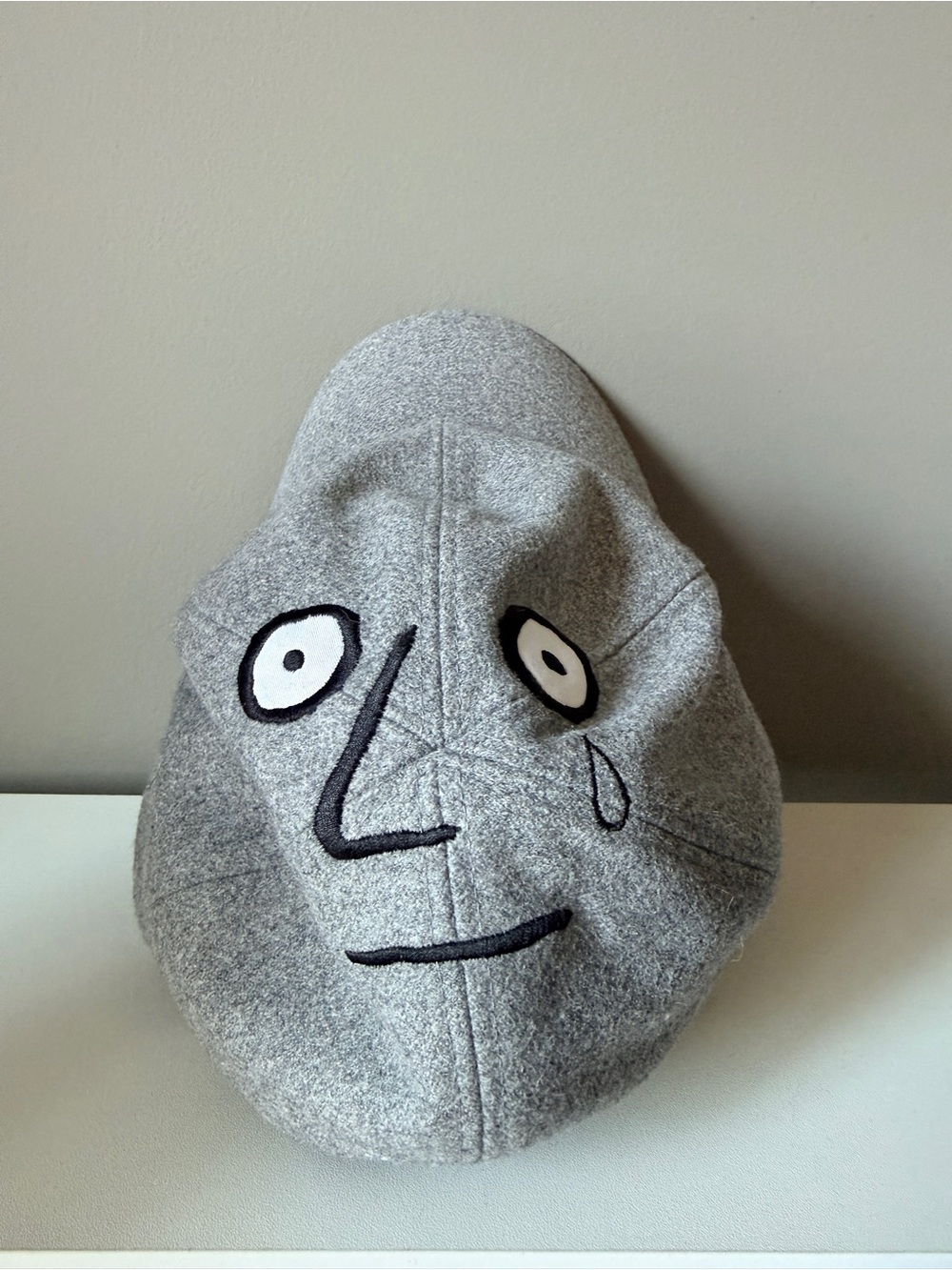 Gray baseball cap